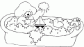 coloriage salle de bain 19
