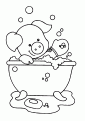 coloriage salle de bain 01