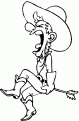 coloriage cowboy 21