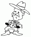 coloriage cowboy 64