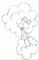 coloriage de nuage 03