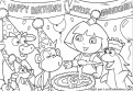 coloriage dora 70
