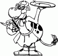 coloriage vache 09