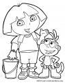 coloriage dora 61