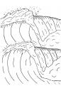coloriage action tsunami 112