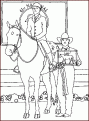 coloriage cheval 21