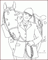 coloriage cheval 25