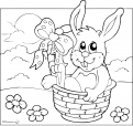 coloriage Lapinou de Paques 8