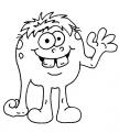 coloriage de monstre 01