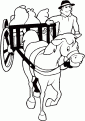 coloriage cheval 44