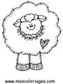 coloriage mouton 24