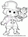 coloriage dora pirate 83