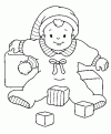 coloriage bebe 21