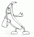coloriage banane 09