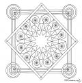 coloriage mandala 22