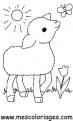 coloriage mouton 70