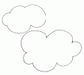 coloriage de nuage 01