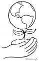 coloriage ecologie environnement terre 42