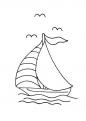 coloriage bateau 16