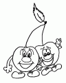 coloriage cerise 12