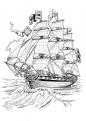 coloriage navire 16