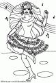 coloriage barbie 24