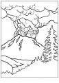 coloriage action volcan 114