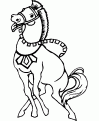coloriage cheval 09
