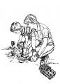coloriage action jardinage-297 059