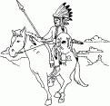 coloriage indien 11