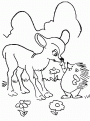 coloriage faon 10