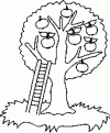 coloriage arbre 01