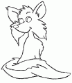 coloriage renard 01