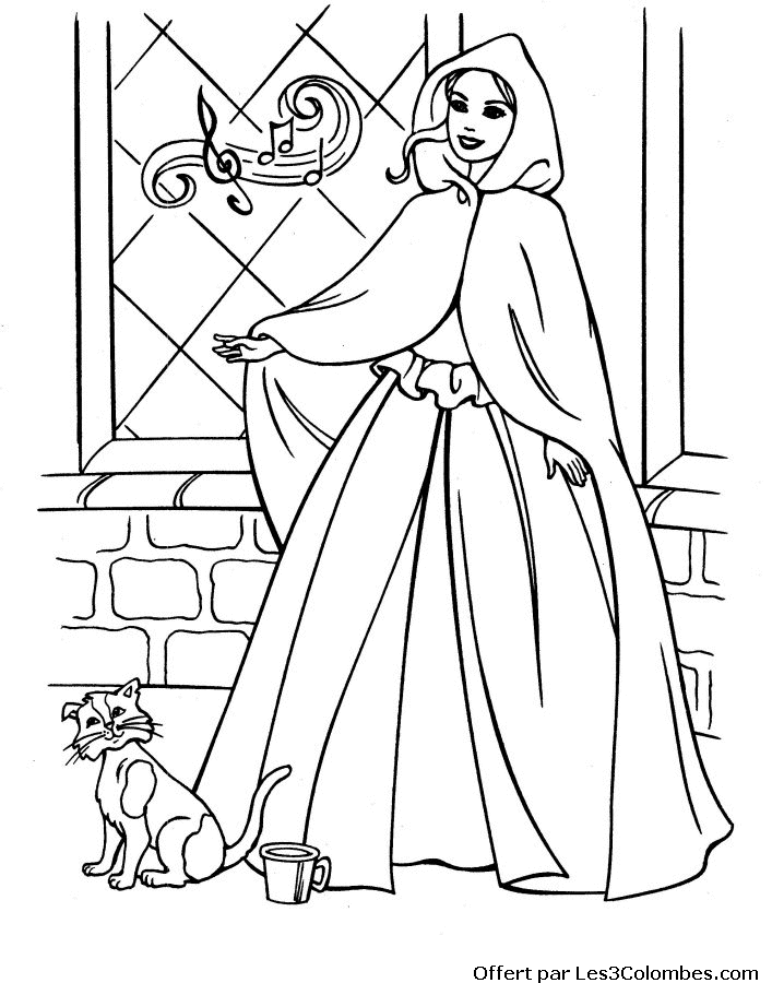 coloriage barbie 76  Coloriage en ligne gratuit pour enfant