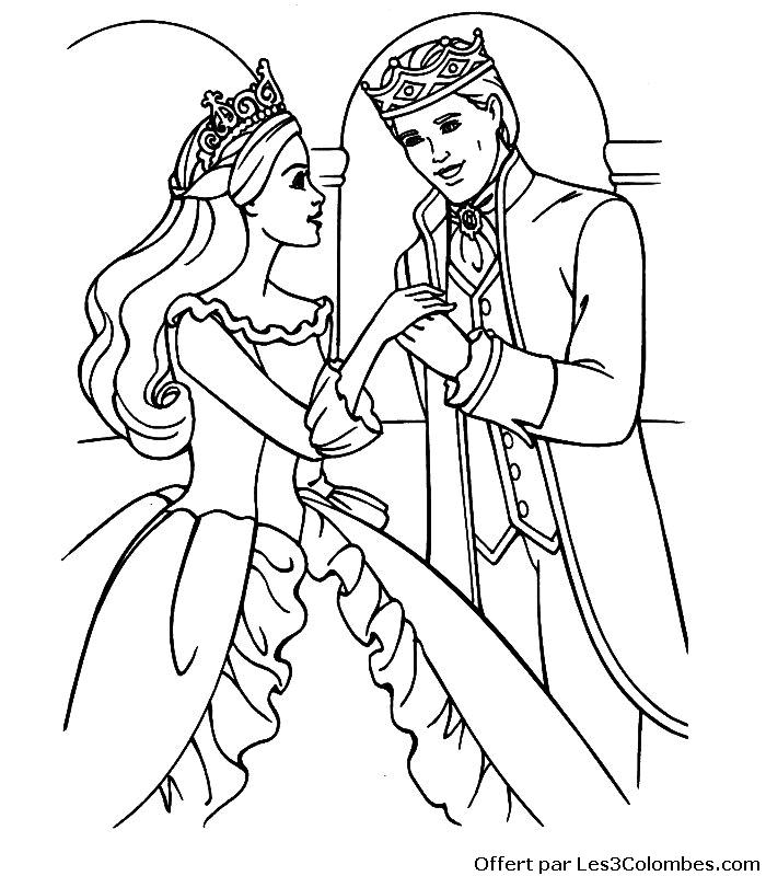 coloriage barbie ken 51