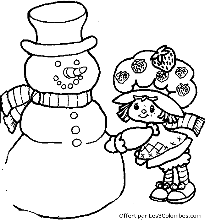 coloriage Charlotte aux fraises 19