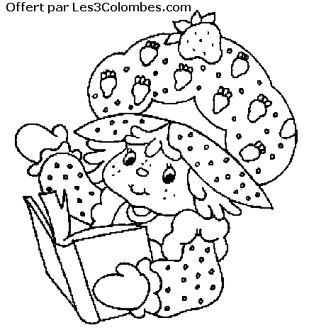 coloriage Charlotte aux fraises 97