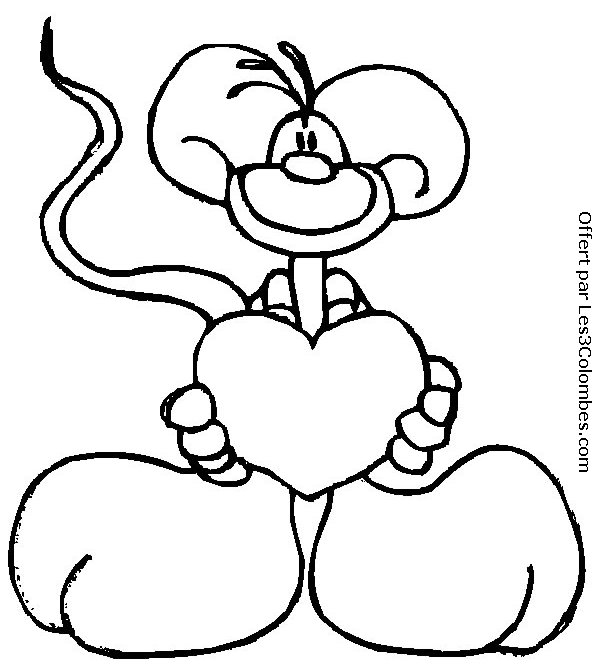 coloriage diddl amour 47