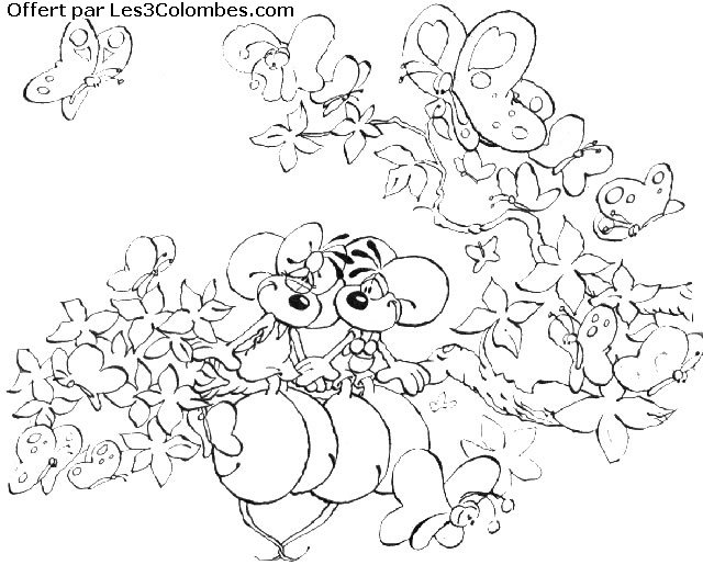 coloriage diddl diddlina 01