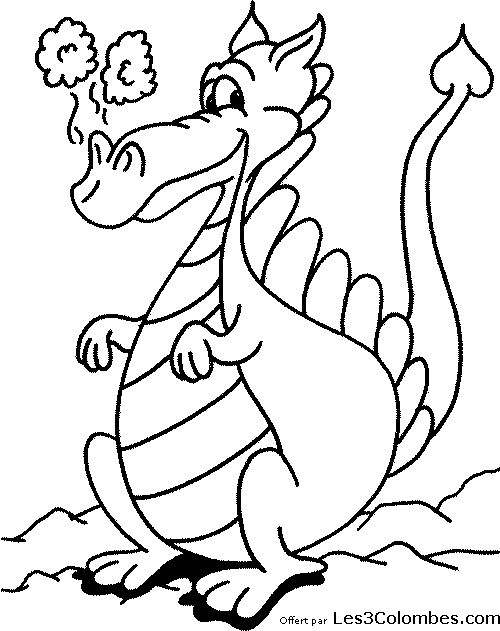 coloriage dragon 08