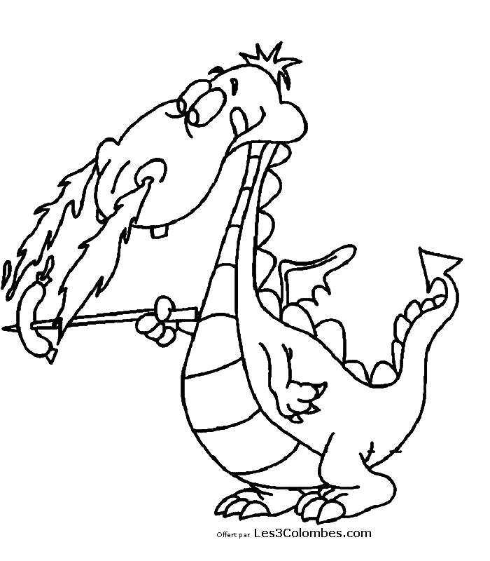coloriage dragon 35