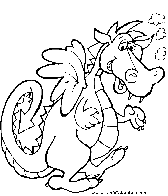 coloriage dragon 37