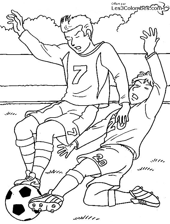 coloriage coupe du monde de football 05