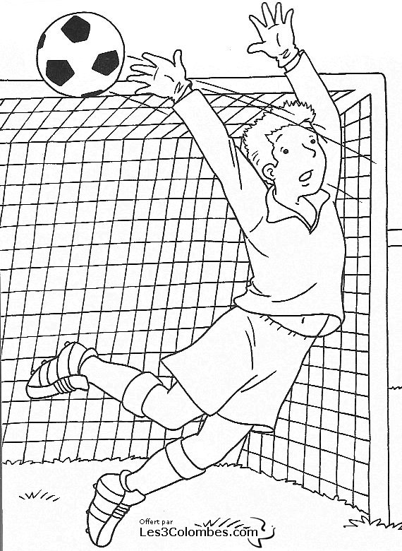coloriage footballe 08