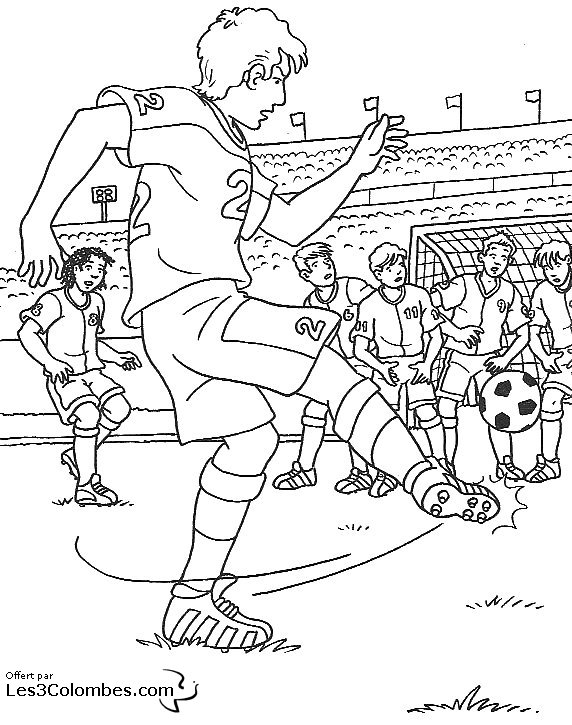 coloriage foot 24