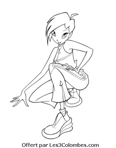 coloriage winx 122