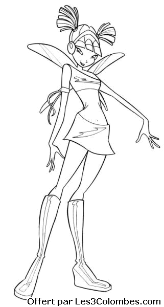 coloriage winx 134