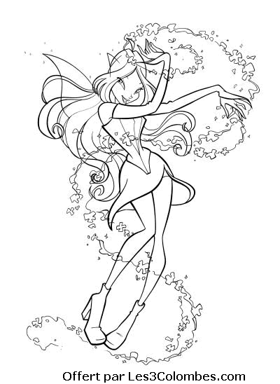 coloriage winx 137