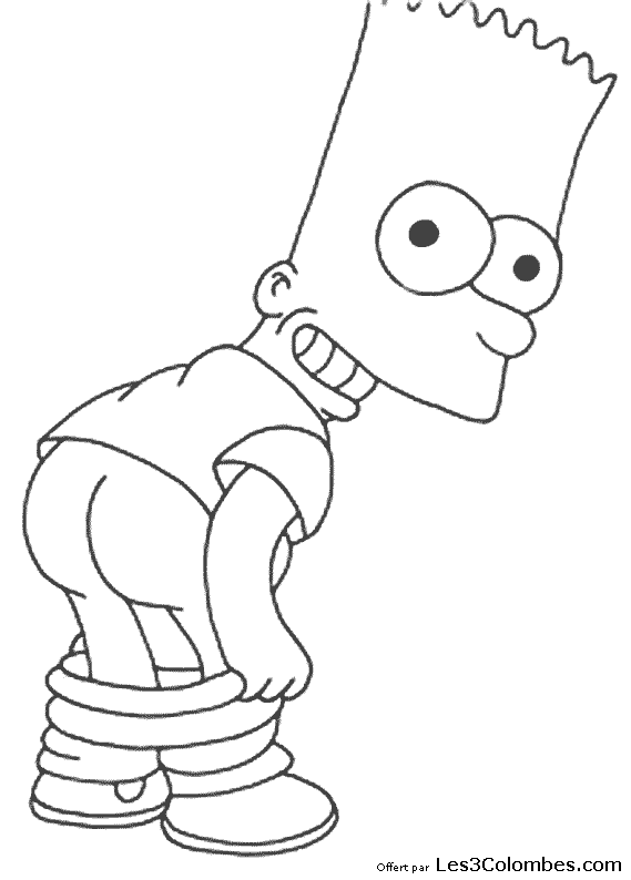 coloriage Simpsons 17