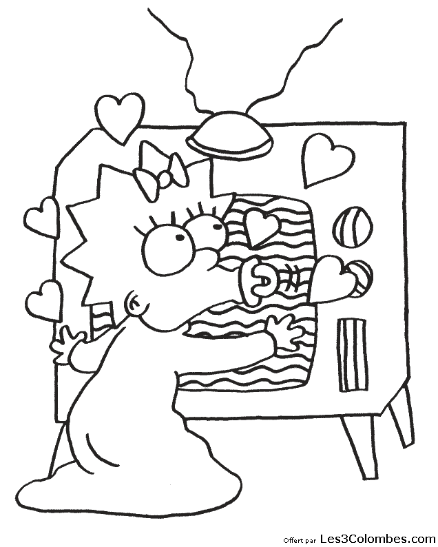 coloriage Simpsons 42